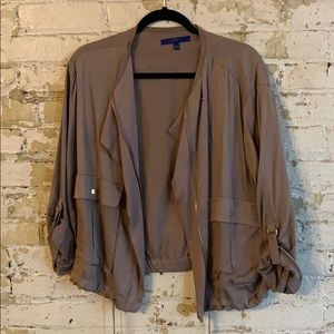 Fun jacket with gold embellishments.